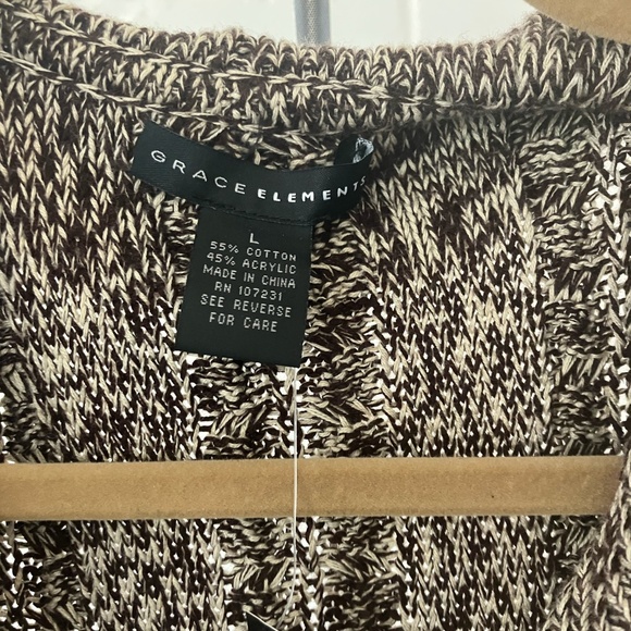 NWT Grace Element Large Ruffled Cardigan - Picture 2 of 4